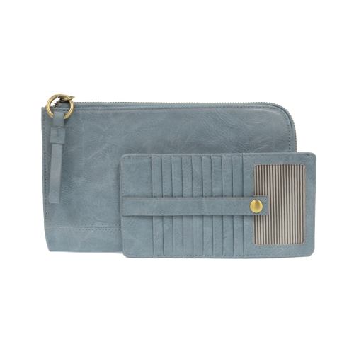 Chambray Karina Convertible Wristlet & Wallet