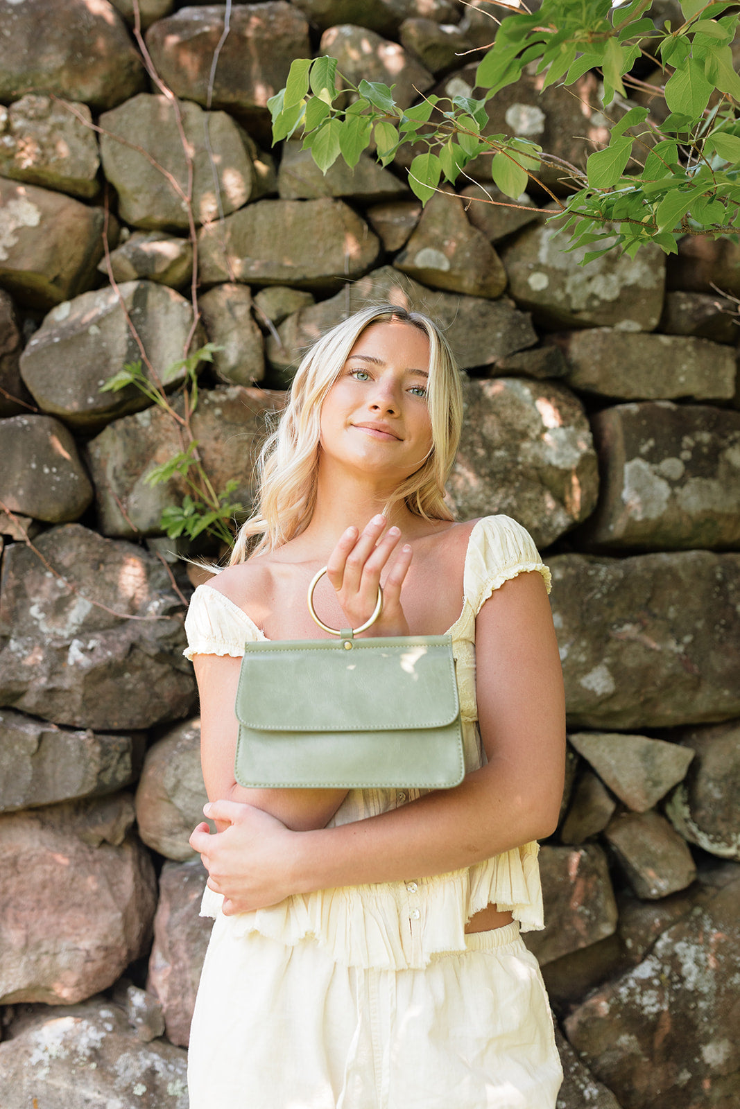 Eucalyptus Aria Ring Bag