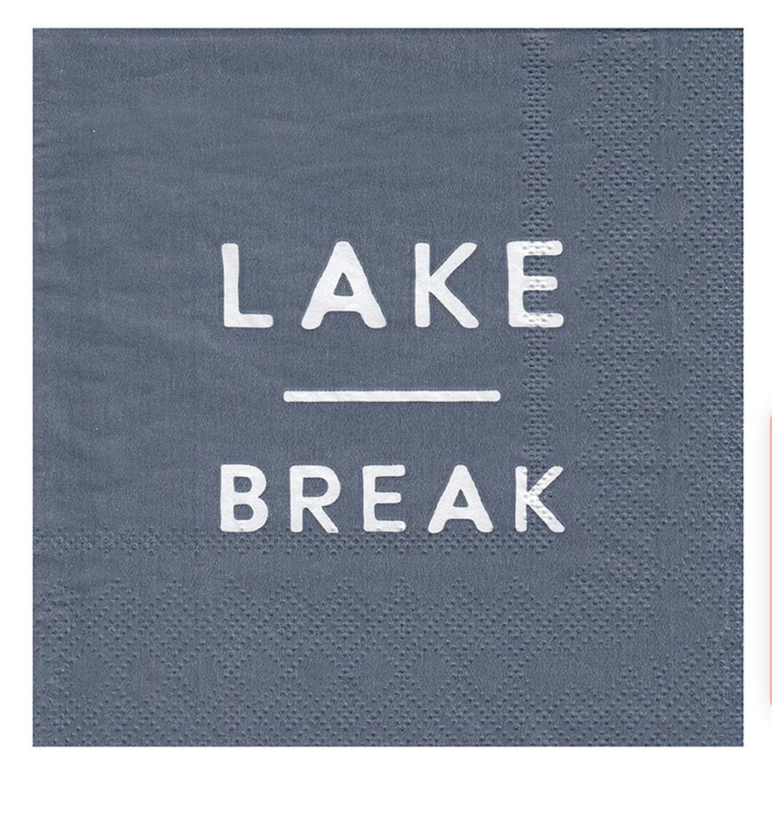 Cocktail Napkin - Lake Break