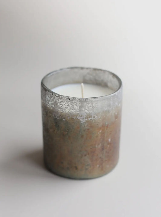 Balsam & Cedar Mercury Glass Soy Candle