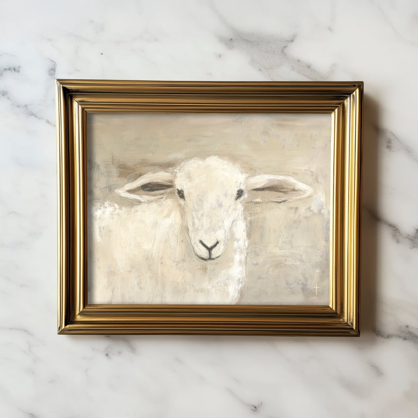 Behold The Lamb print: (unframed) /5x7