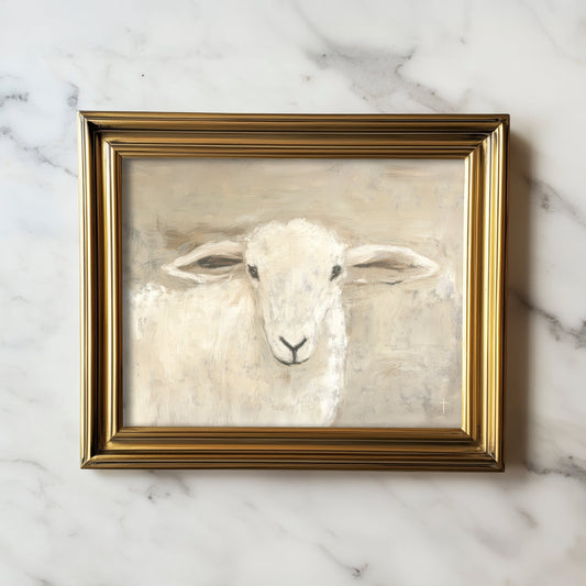 Behold The Lamb print: (unframed) /5x7