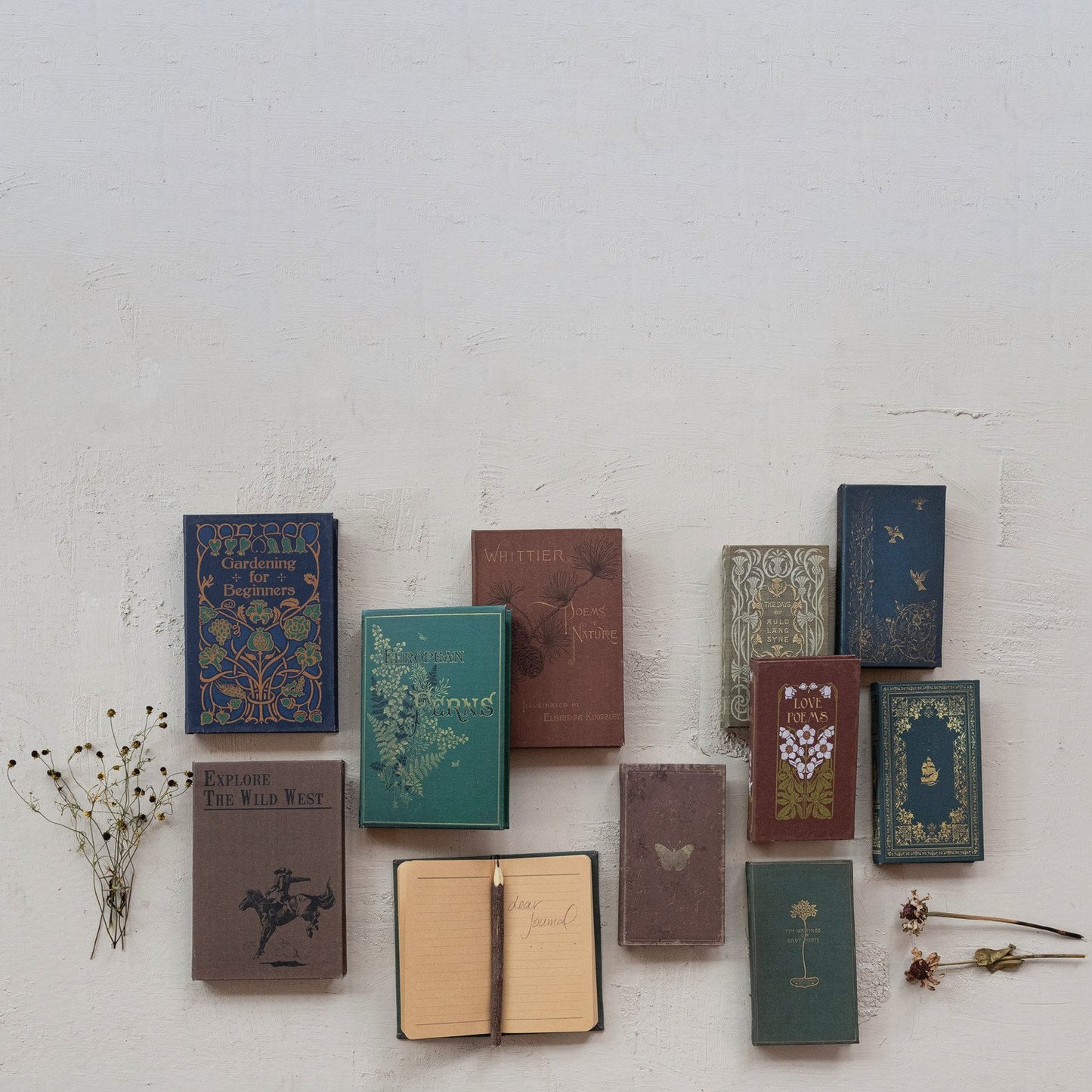 Paper Notebook with Book Design, 6 Styles Available