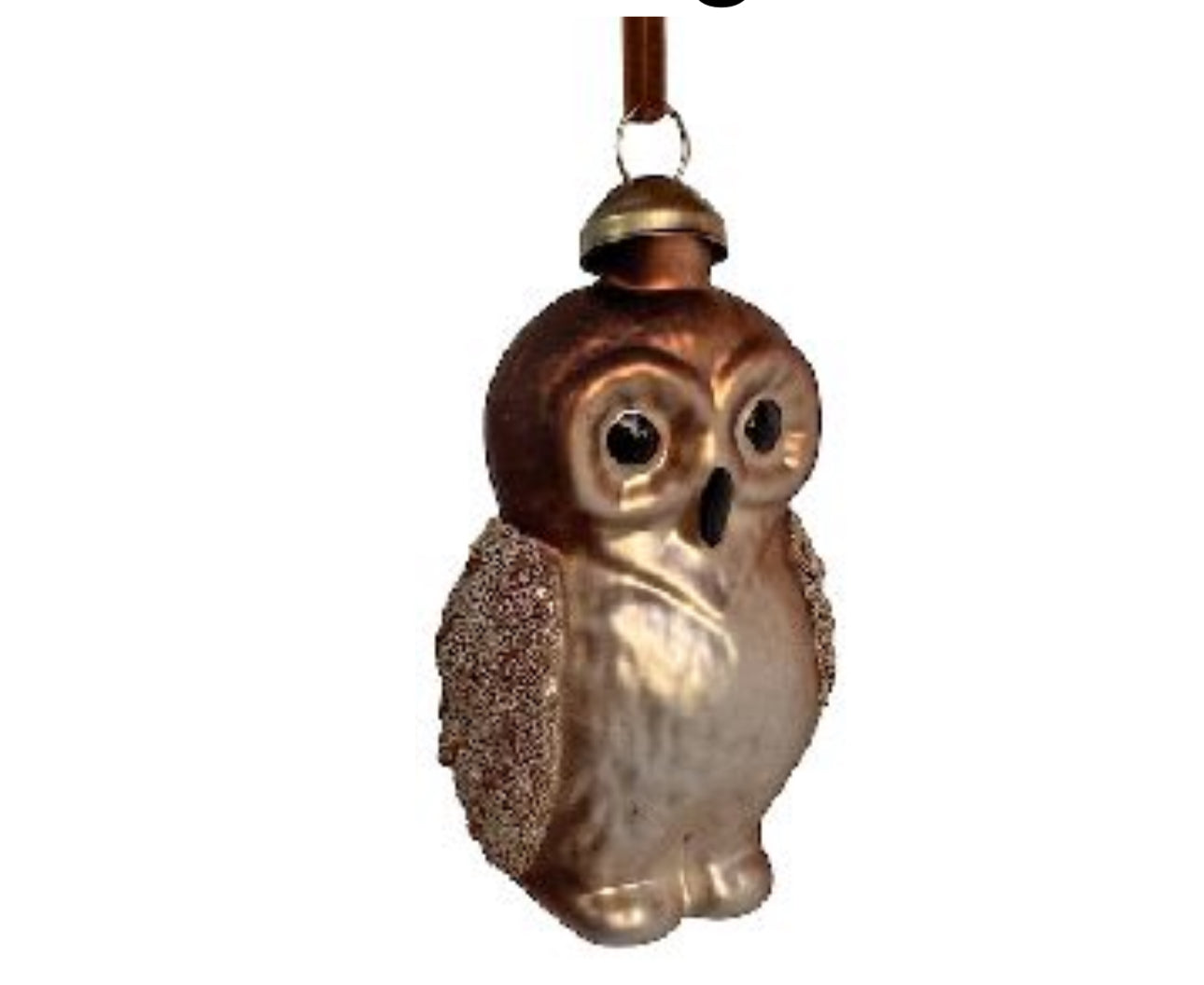 Glass Beaded Owl Ornament