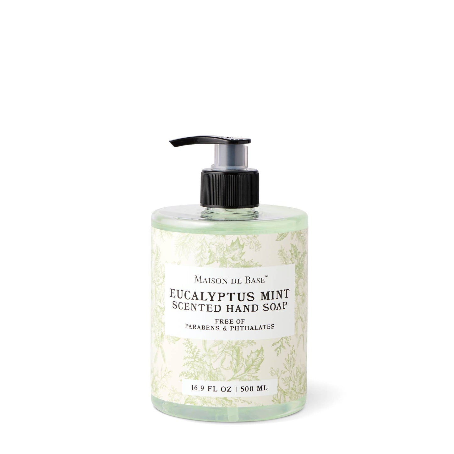 500ml Short Cylinder Gel Hand Soap - Mint