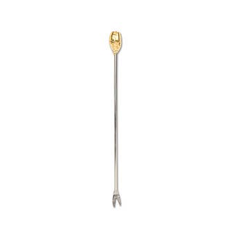 Gold Oval Cocktail Pick-4.5"L