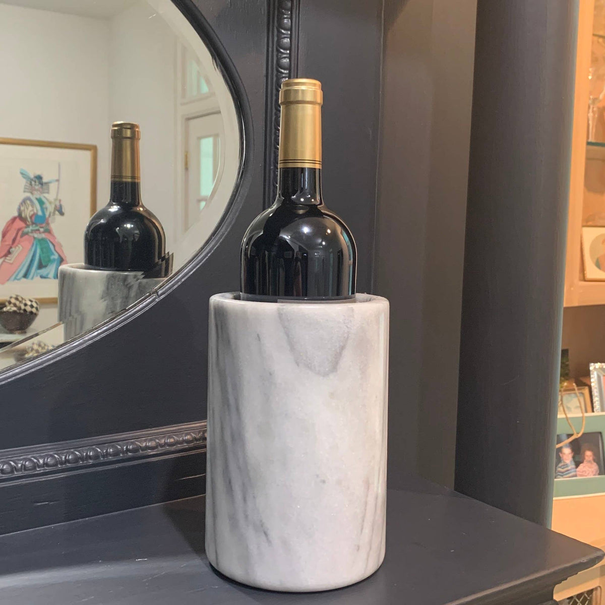 White Marble Utensil Holder