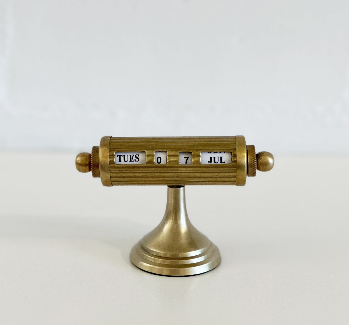 Brass Vintage Style Calendar