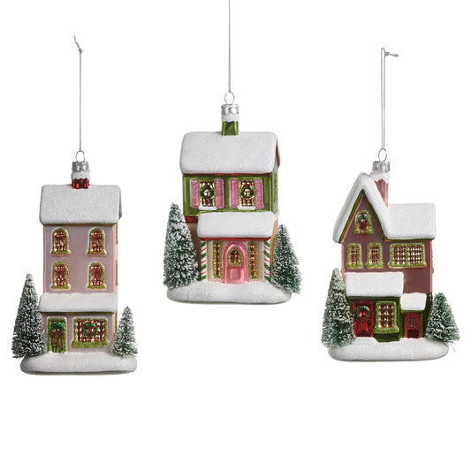 Snowflake Lane House Ornament