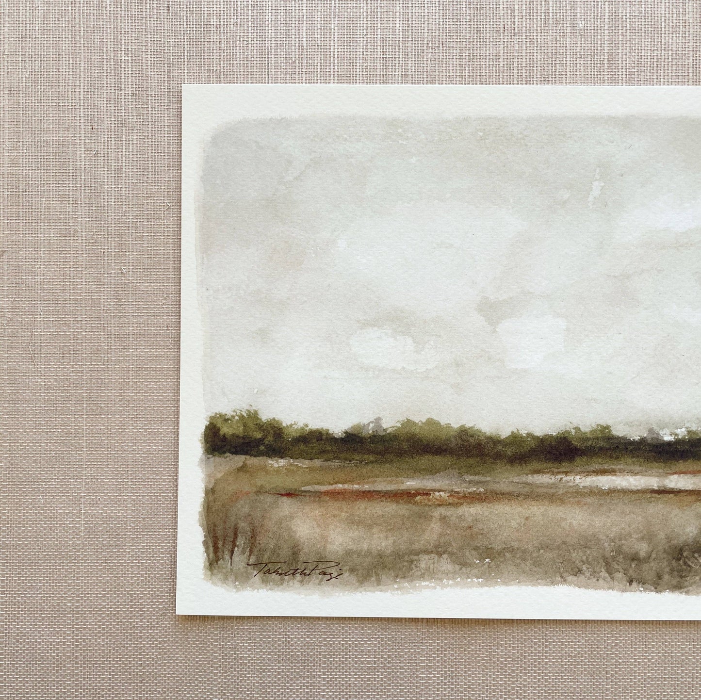 Take Me Home Vol. VI - Watercolor Giclée Paper Print: 5 x 7"