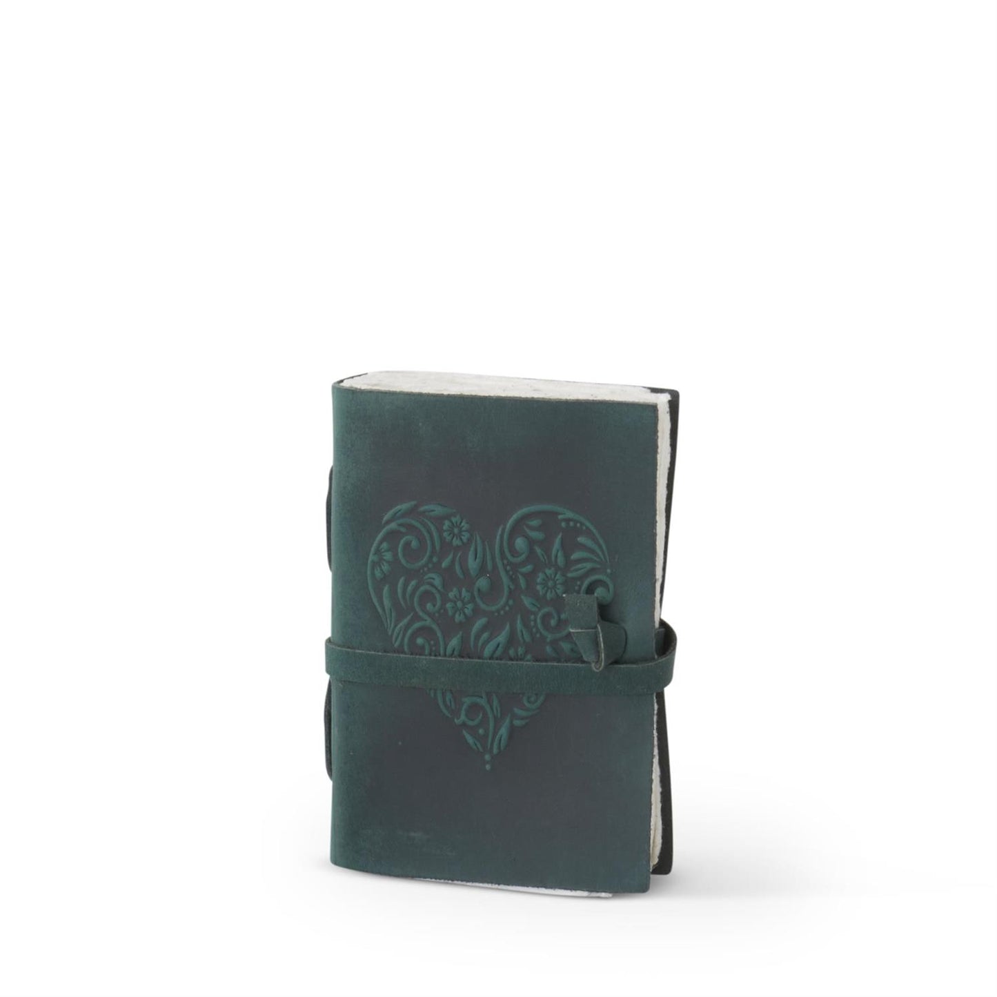 Floral Heart Leather Journals