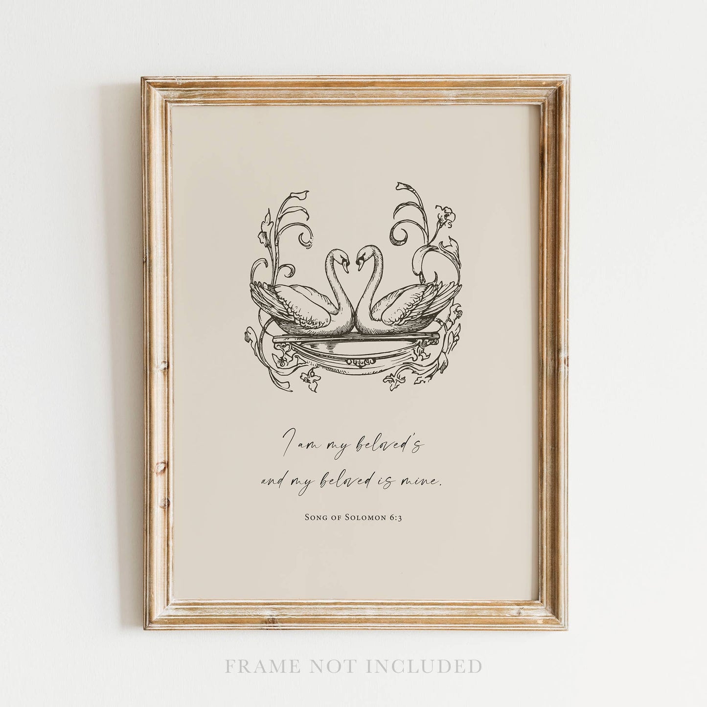 Beloved Christian Art Print, Canvas, Decor, Gift: 8x10 Heirloom Print (Unframed)