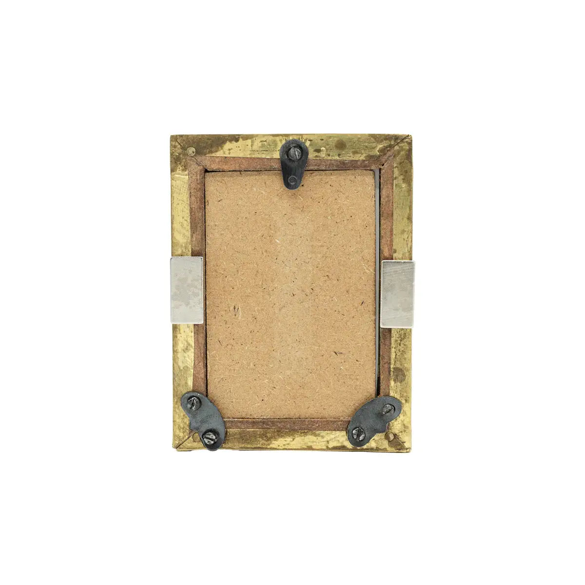 2x3 Julian Magnetic Mini Picture Frame Hammered Brass