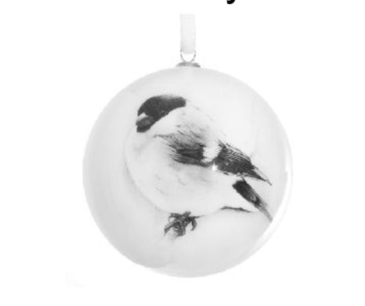 Bullfinch Ball Ornament by B.Samoson