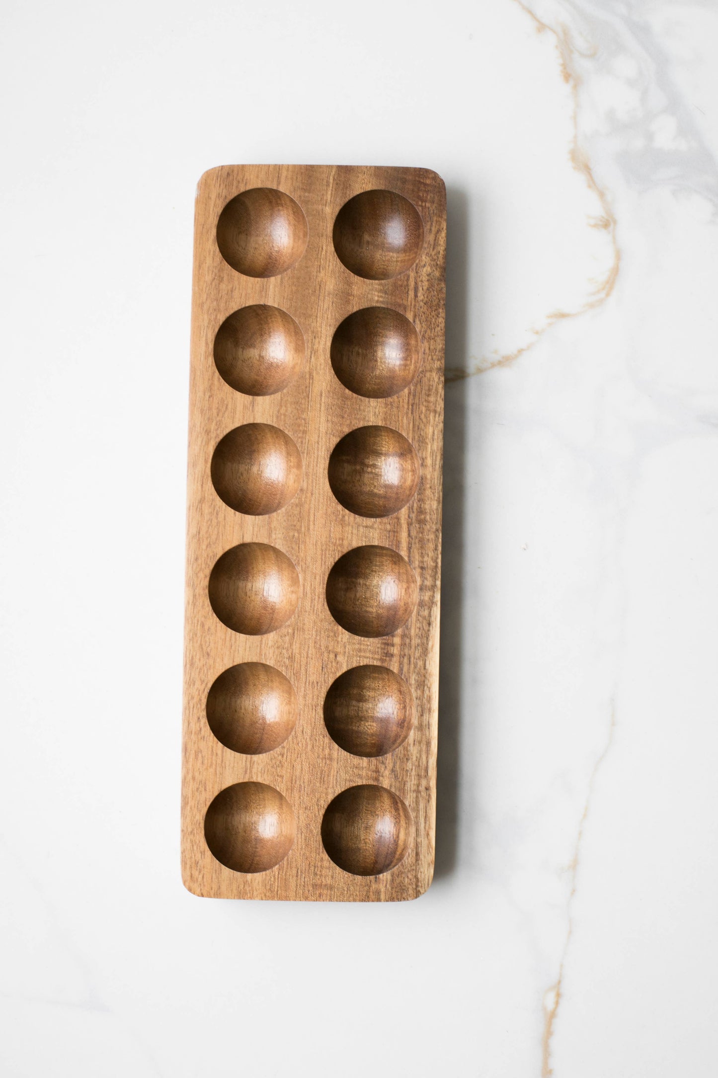 Wooden Egg Holder: 4 holes
