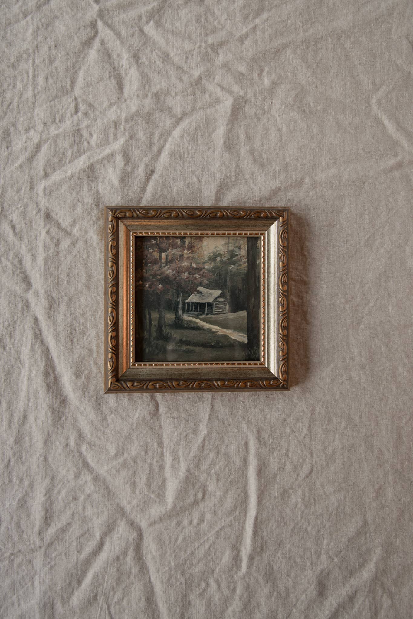 Antique Style Framed Art Print-Landscape-"Cades Cove"
