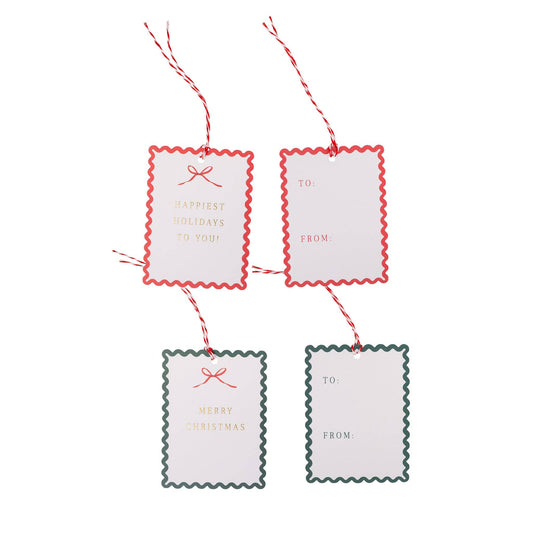 Ric Rac Edge Gift Tags (16ct)