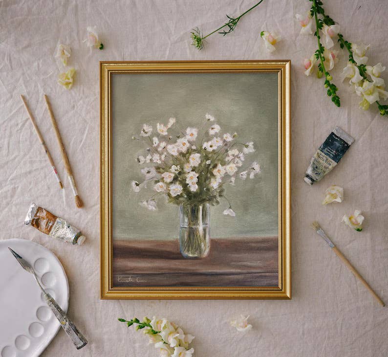 LES FLEURS - Art Print (unframed): 8x10