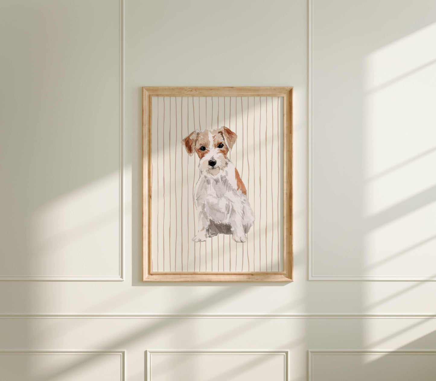 Jack Russell Terrier Dog Art Print: 5" x 7" (vertical)