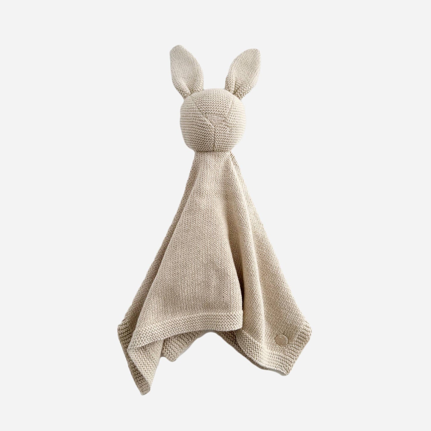 Baby Blanket Bunny Lovey Birch  Organic Cotton