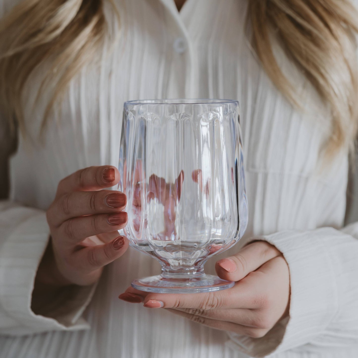 *NEW* Outdoor Plastic Goblet Drinkware