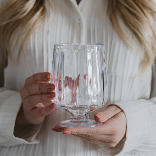 *NEW* Outdoor Plastic Goblet Drinkware