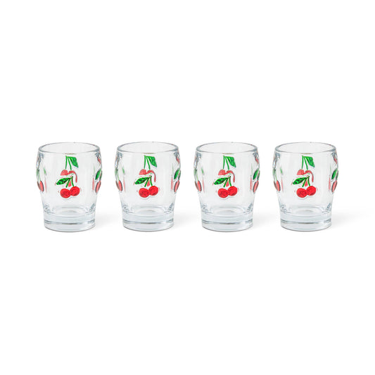 4pk 2oz Icon Shot Glasses - Cherry