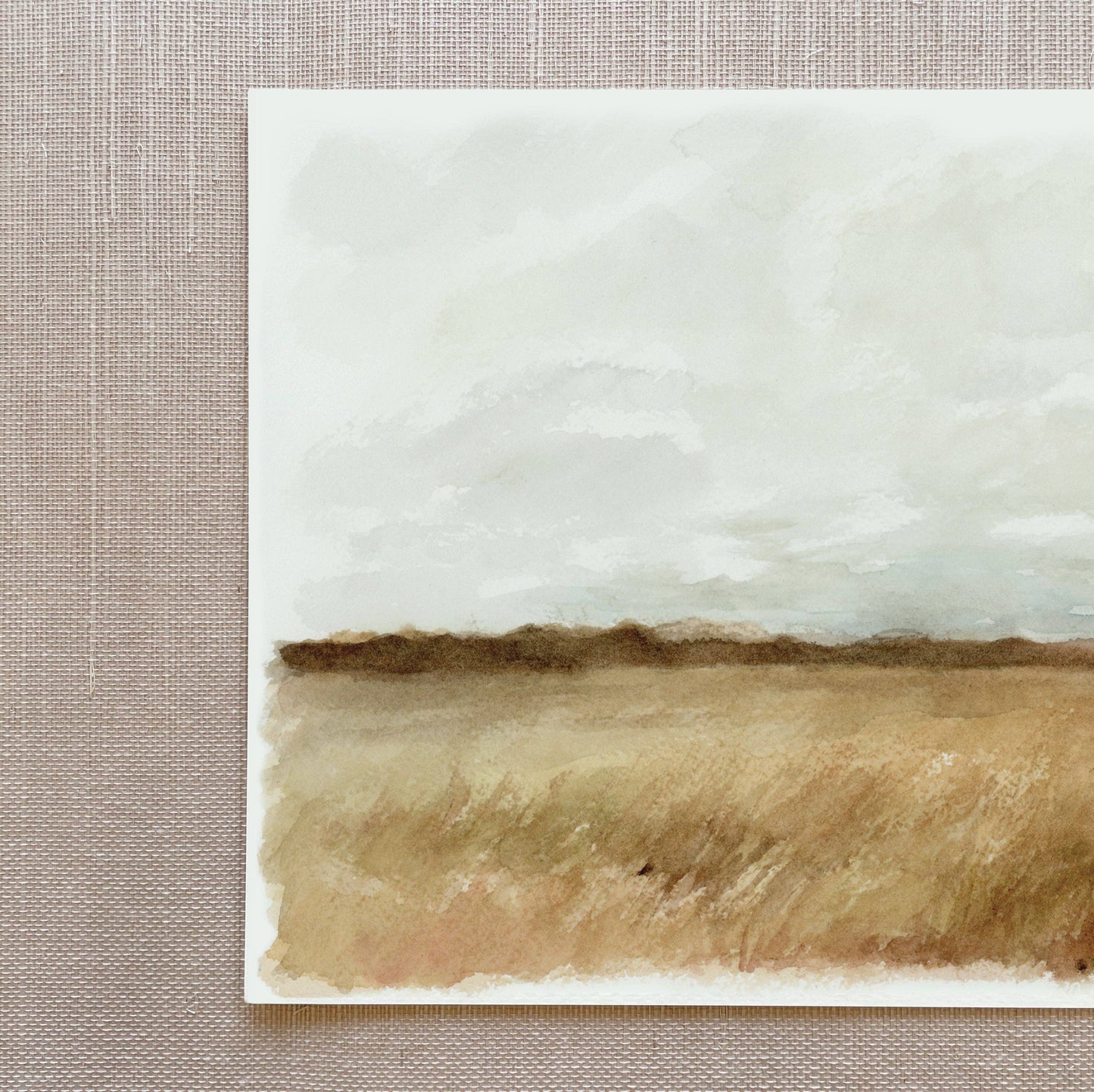 Solitude - Watercolor Giclée Paper Print: 5 x 7"