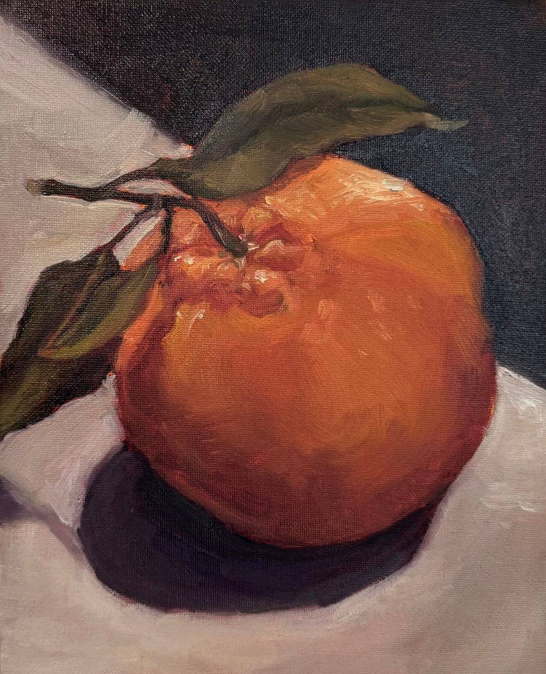 "Single Orange" Print: 5x7