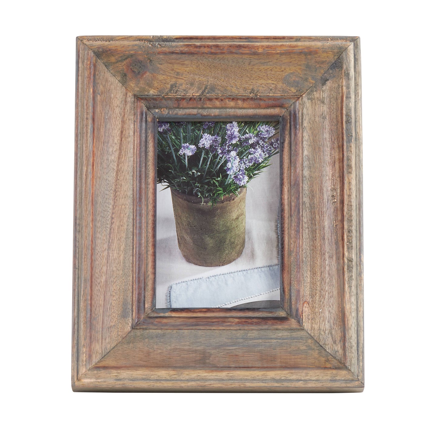 Distressed Wood Frame: Natural / 4"x6"