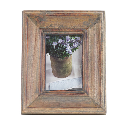 Distressed Wood Frame: Natural / 4"x6"