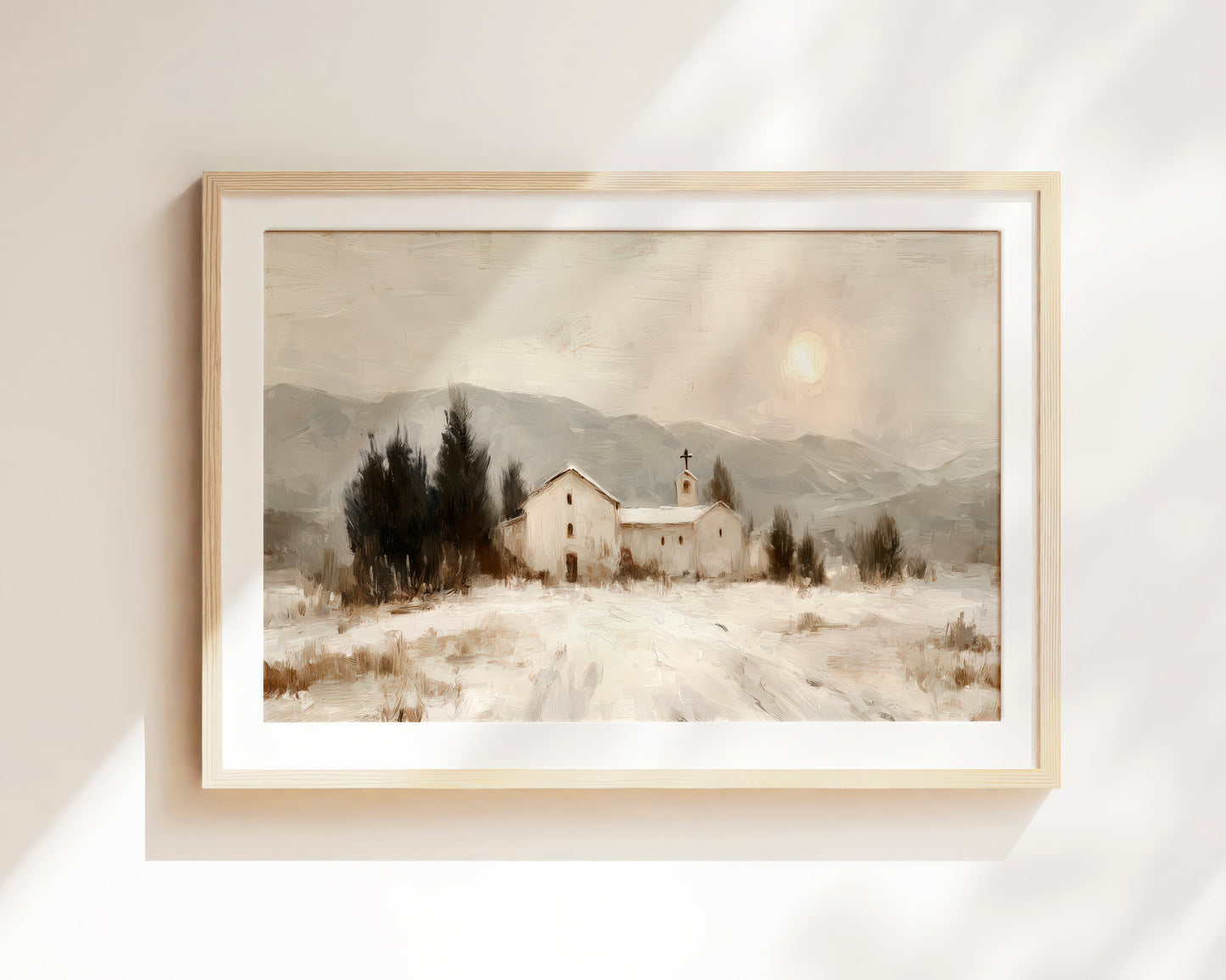 Winter Chapel - 11x14 print
