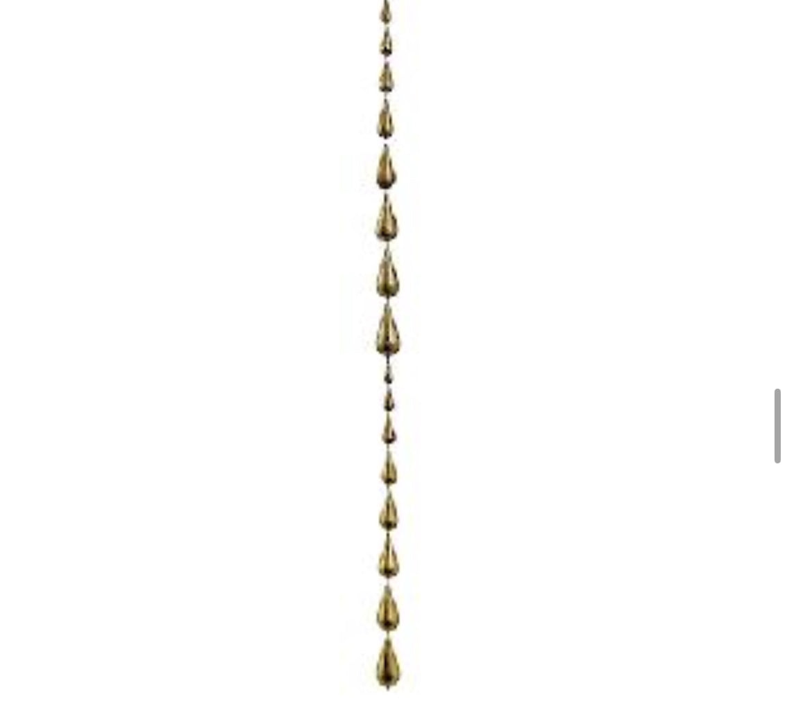 Gold Bead Drop Garland