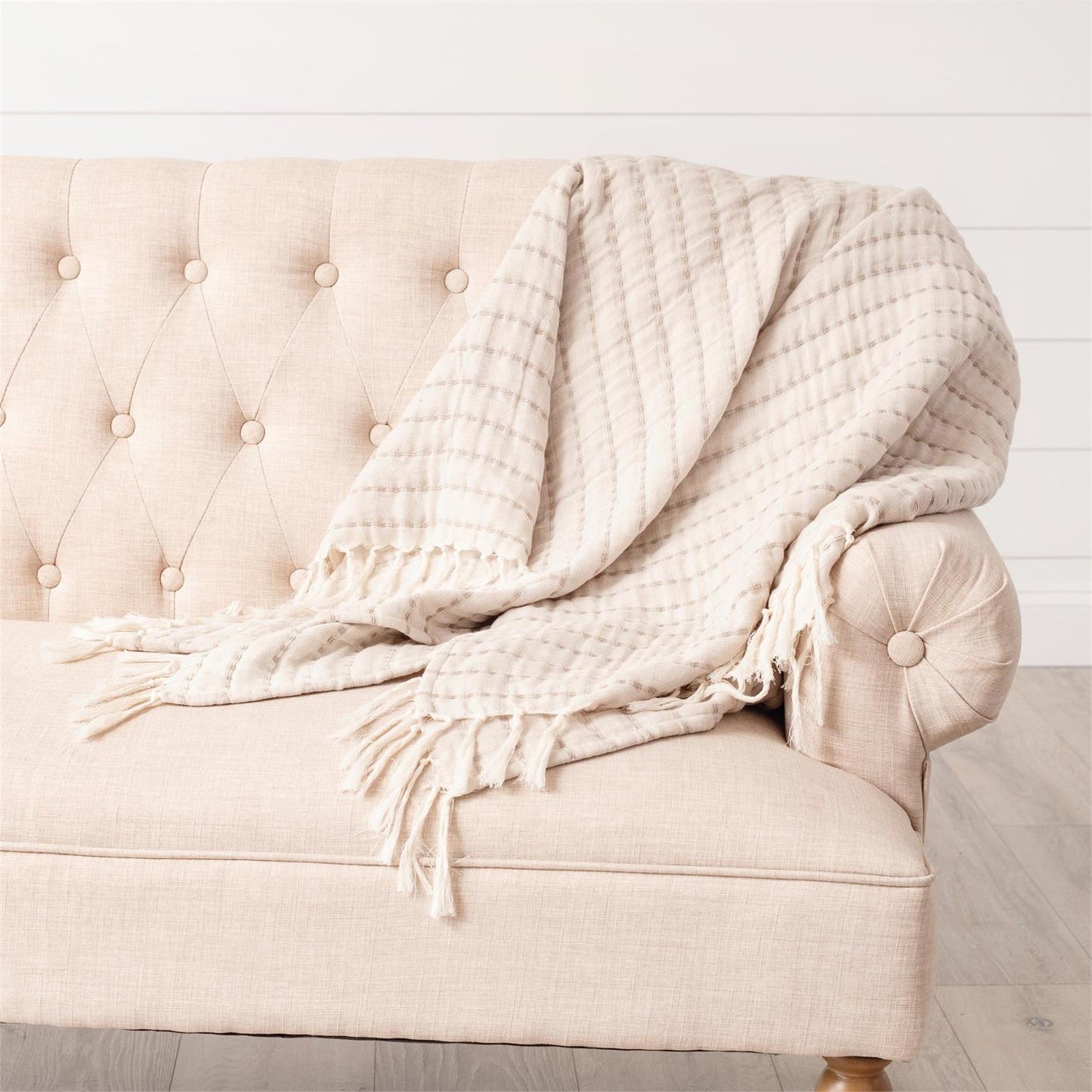 Throw Blanket - Double Weave Striped
