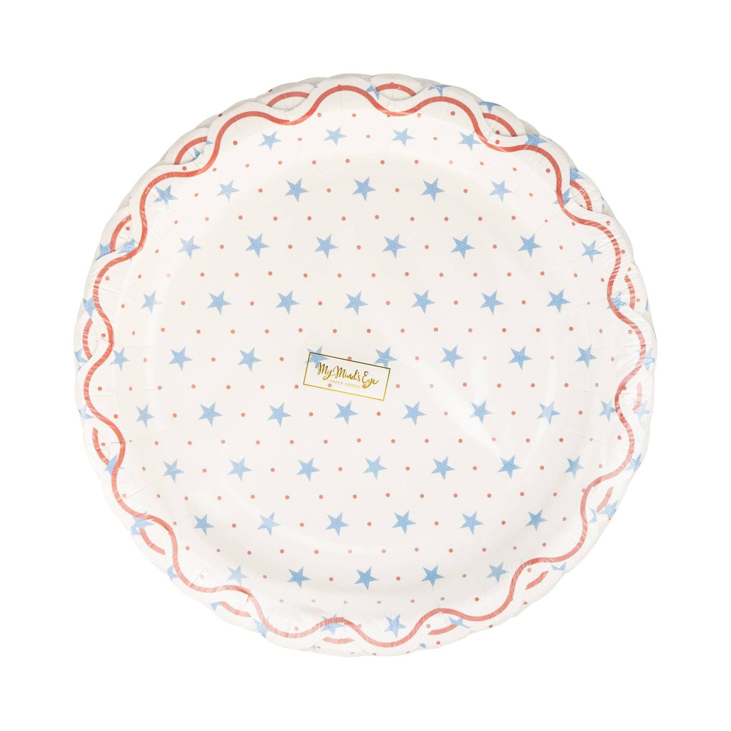 Hamptons Petite Stars 9" Paper Plate