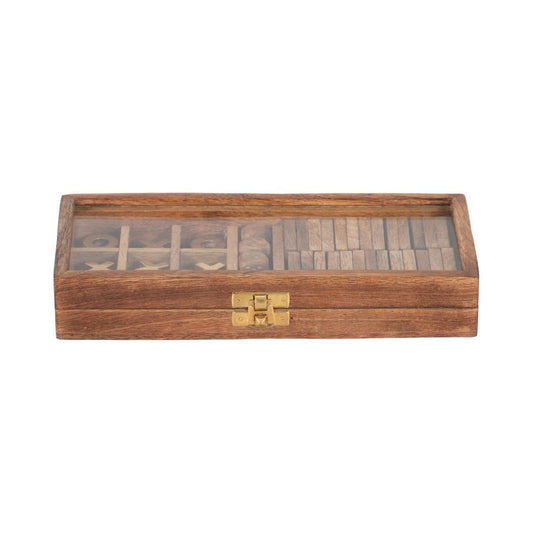 Wooden Elegant Casual Table Game Box