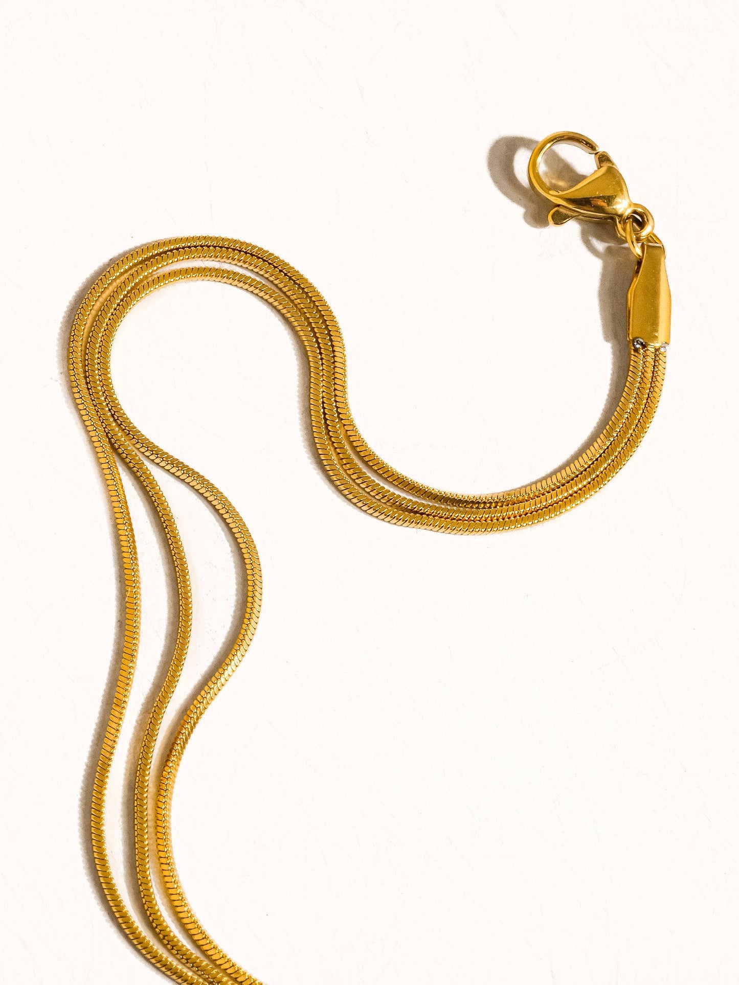 Germaine 18K Gold Non-Tarnish Classic Thin Chain Bracelet: Yellow Gold