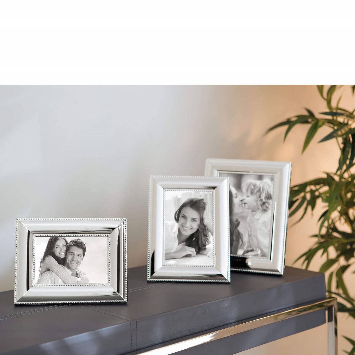 Pearl Picture Frame Steel Silver 5x7: Silver / STEEL