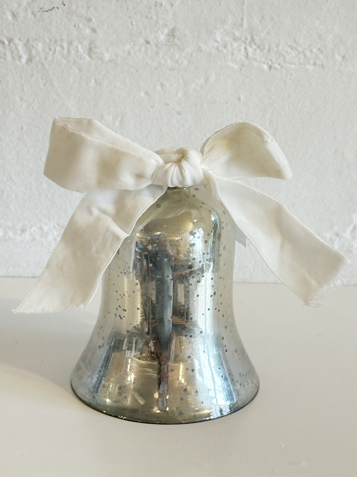 Mercury Glass Silver Bell - Extra Small