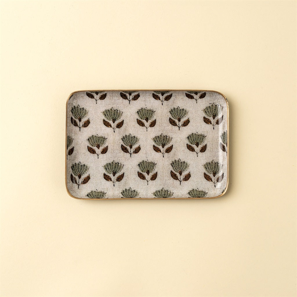 Monisha Enameled Tray Small