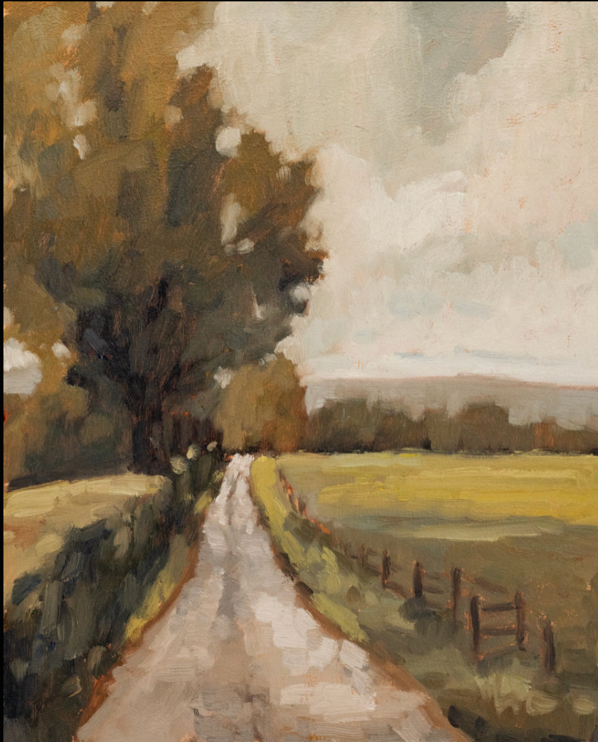 Cotswold Farm Track Print: 8x10