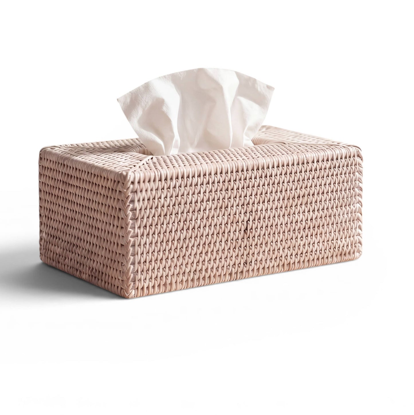 Rectangular  Tissue Box : Natural