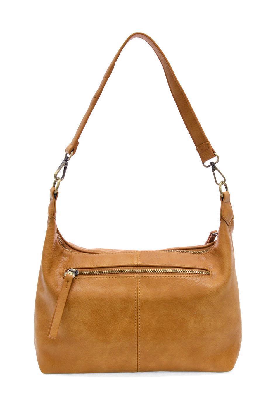 Danna Top Zip Crossbody -Camel