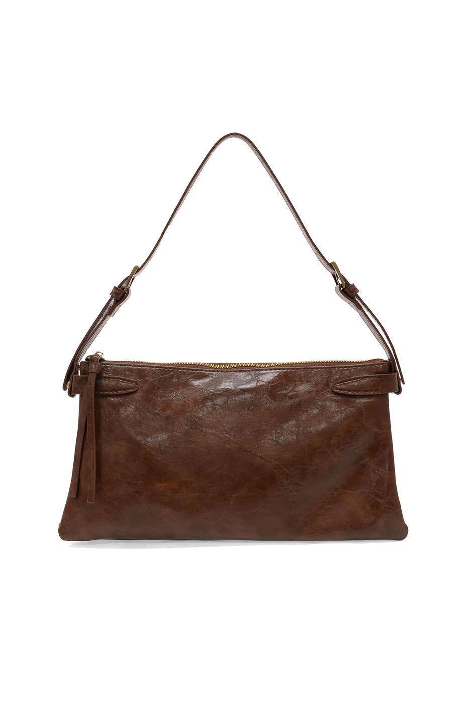 Eve Trapeze Shoulder Bag - Saddle