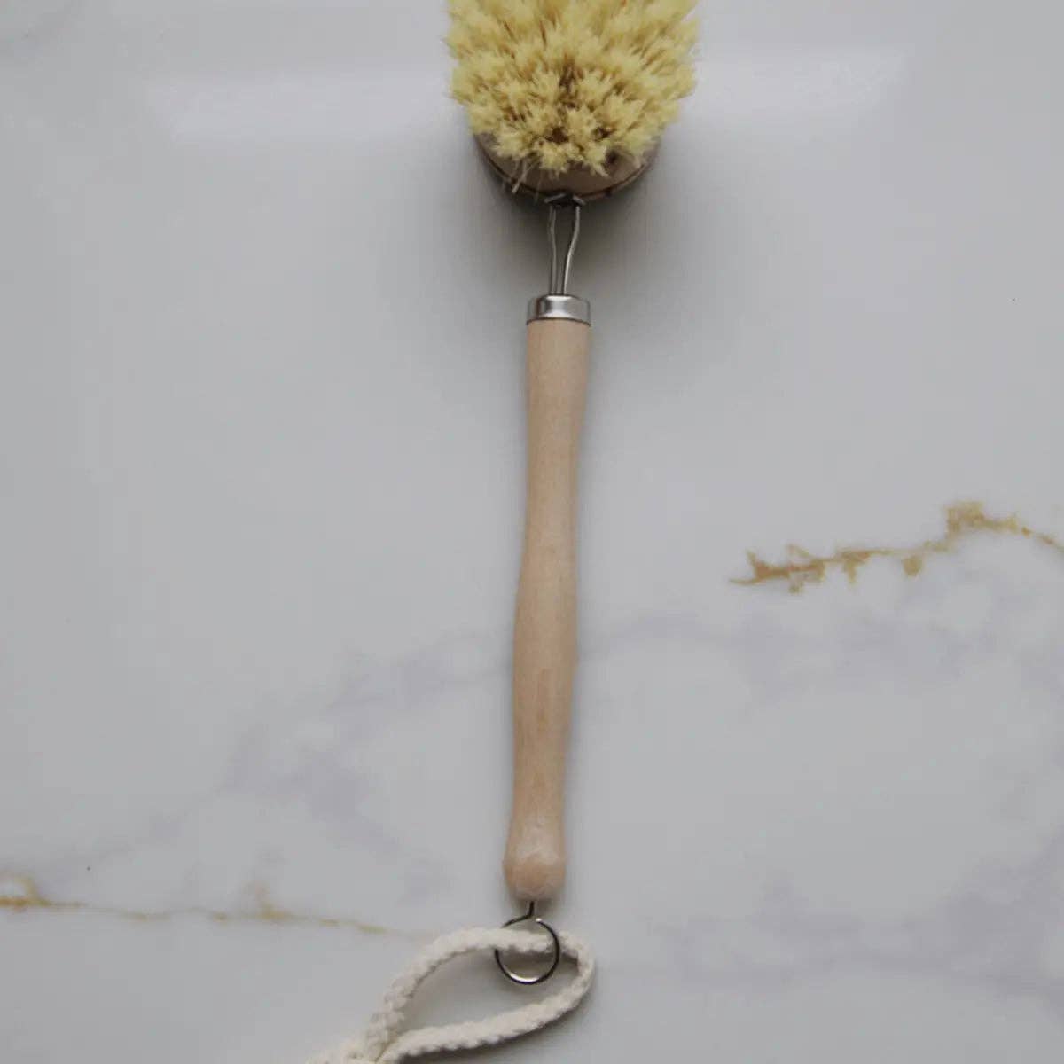 Long Handle Pot Brush: Horsehair