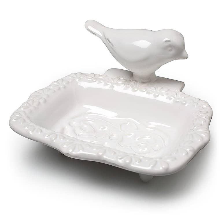 Ceramic Bird Soap Dish