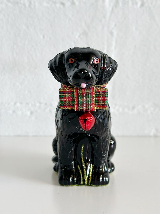 Festive Black Lab Ornament
