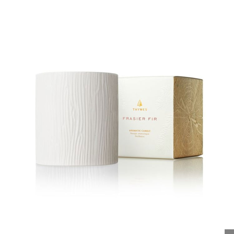 Frasier Fir Gilded Ceramic Poured Candle Medium