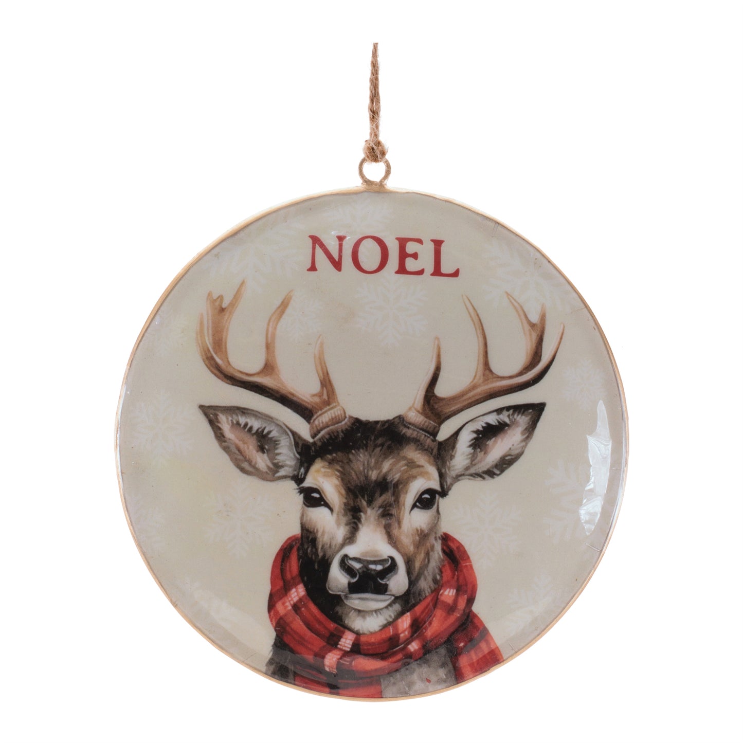 Disc Deer Ornament