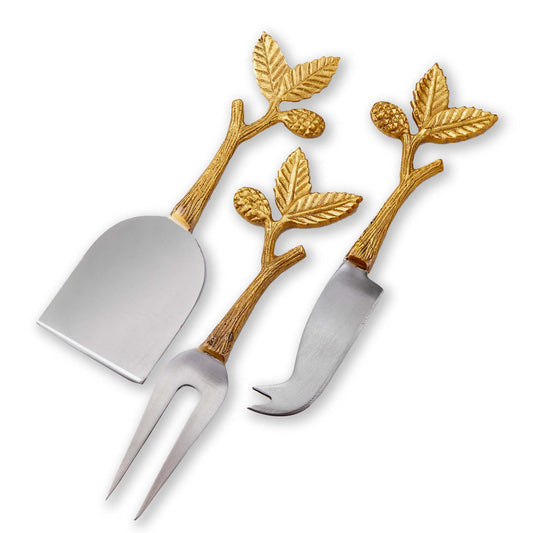 Botanical Cheese Utensil Assortment Set Of 3